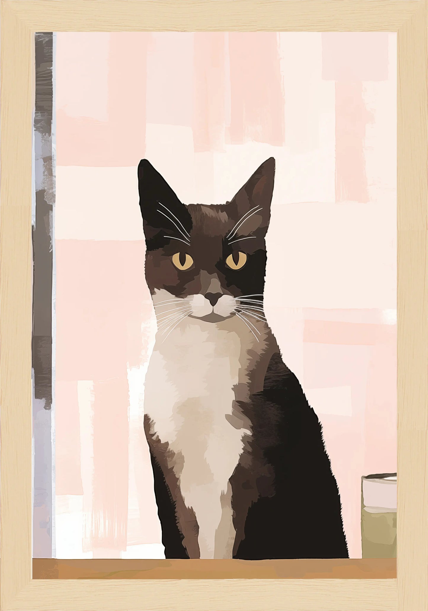 Сериозно Коте Постер - Рисунки.бг 