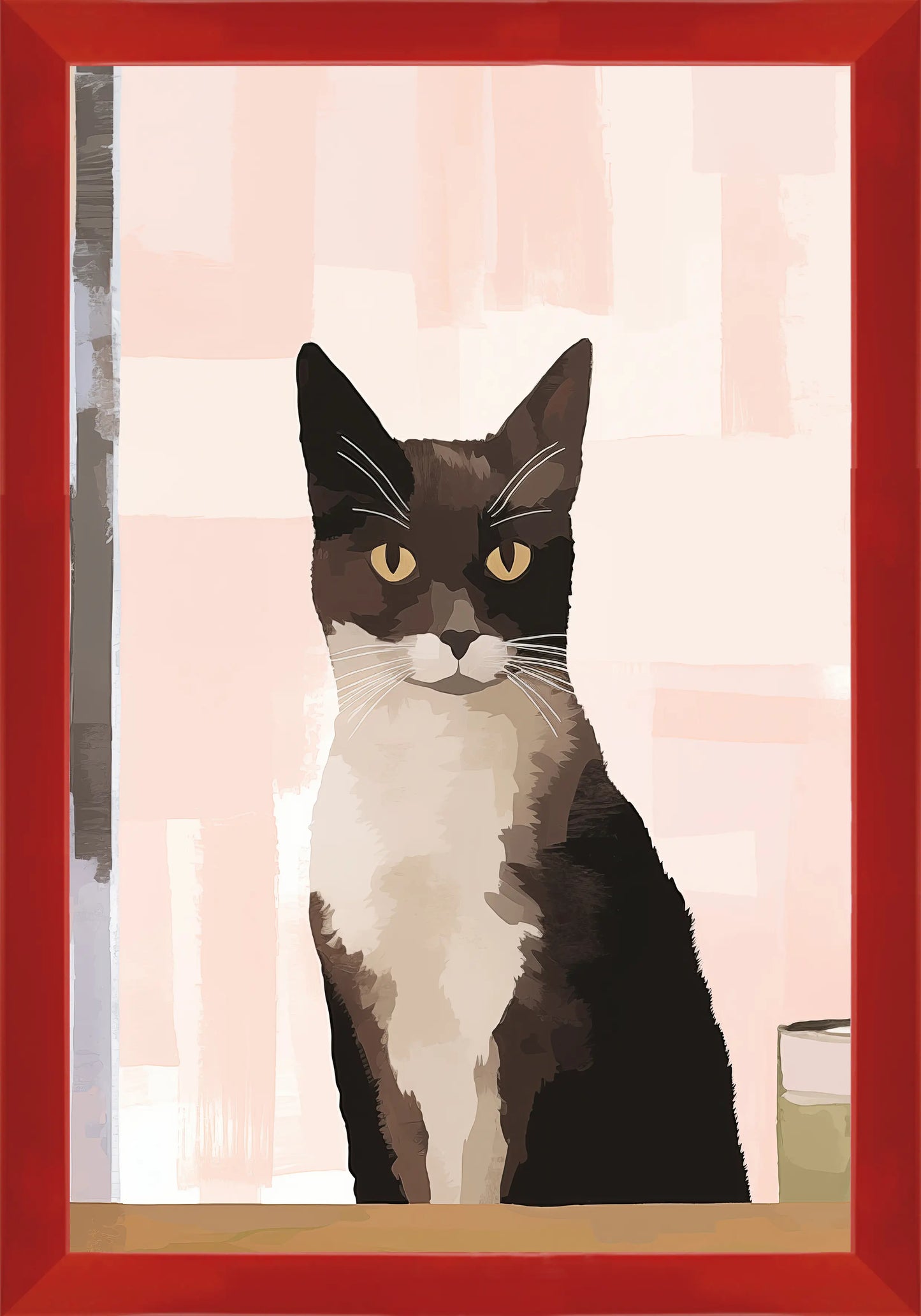 Сериозно Коте Постер - Рисунки.бг 