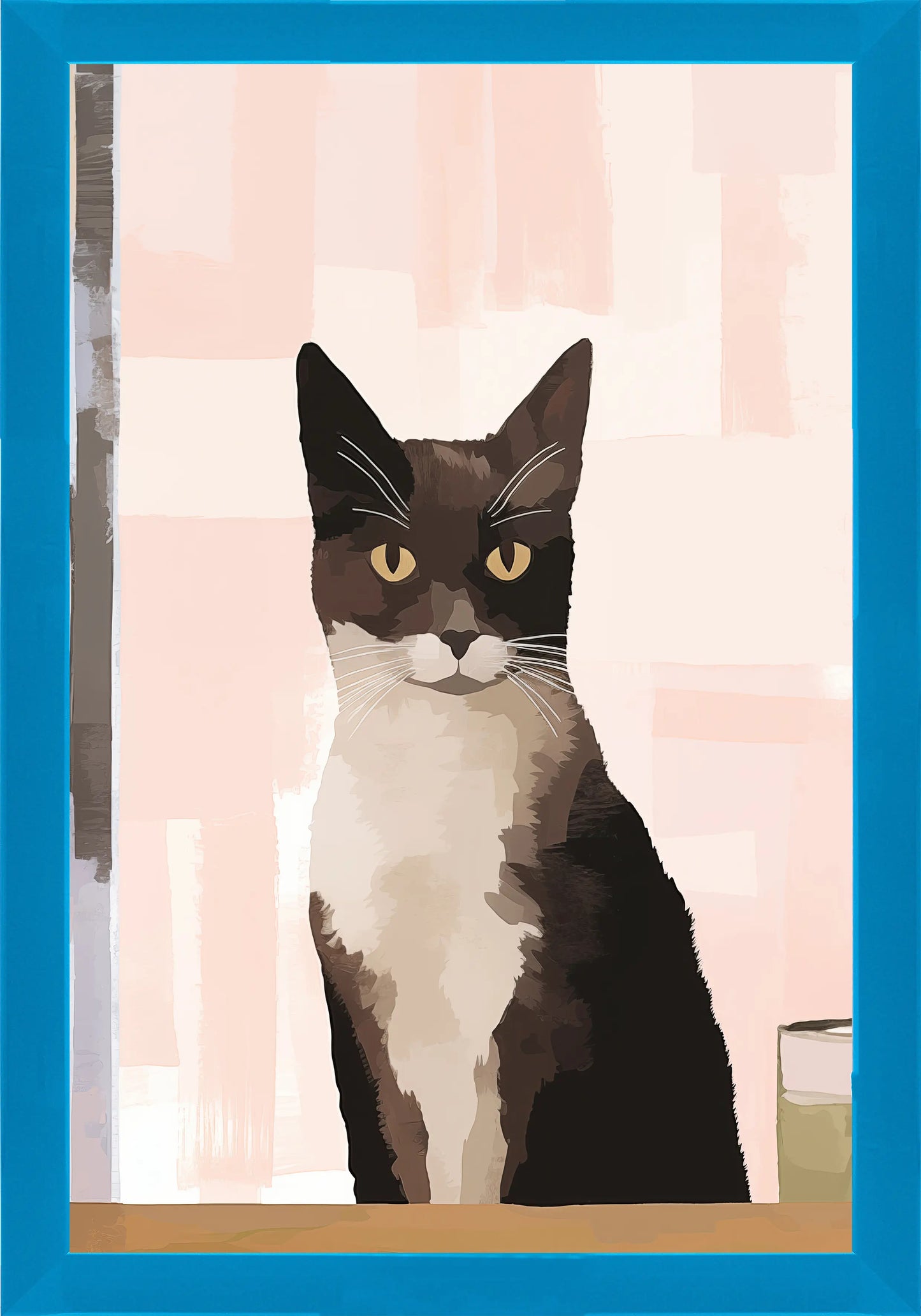 Сериозно Коте Постер - Рисунки.бг 