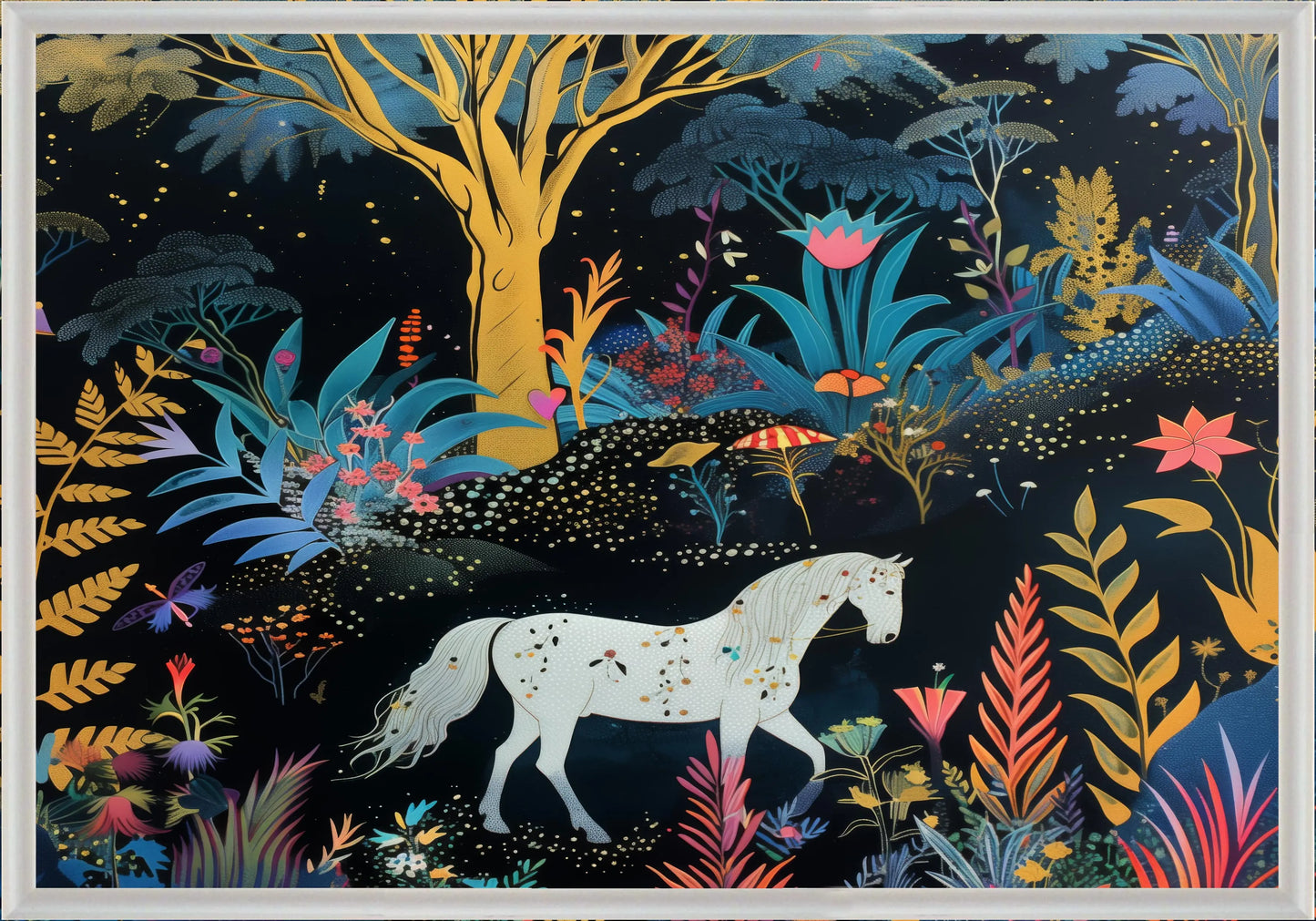 Среднощен кон постер - Рисунки.бг 