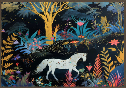 Среднощен кон постер - Рисунки.бг 