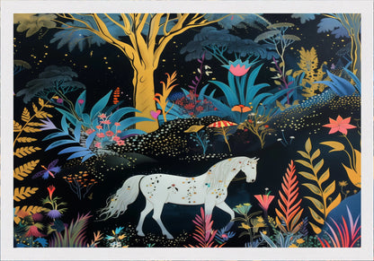 Среднощен кон постер - Рисунки.бг 