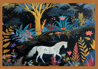 Среднощен кон постер - Рисунки.бг 