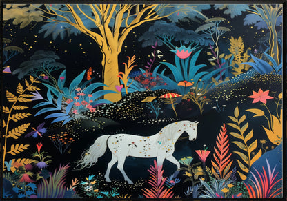 Среднощен кон постер - Рисунки.бг 