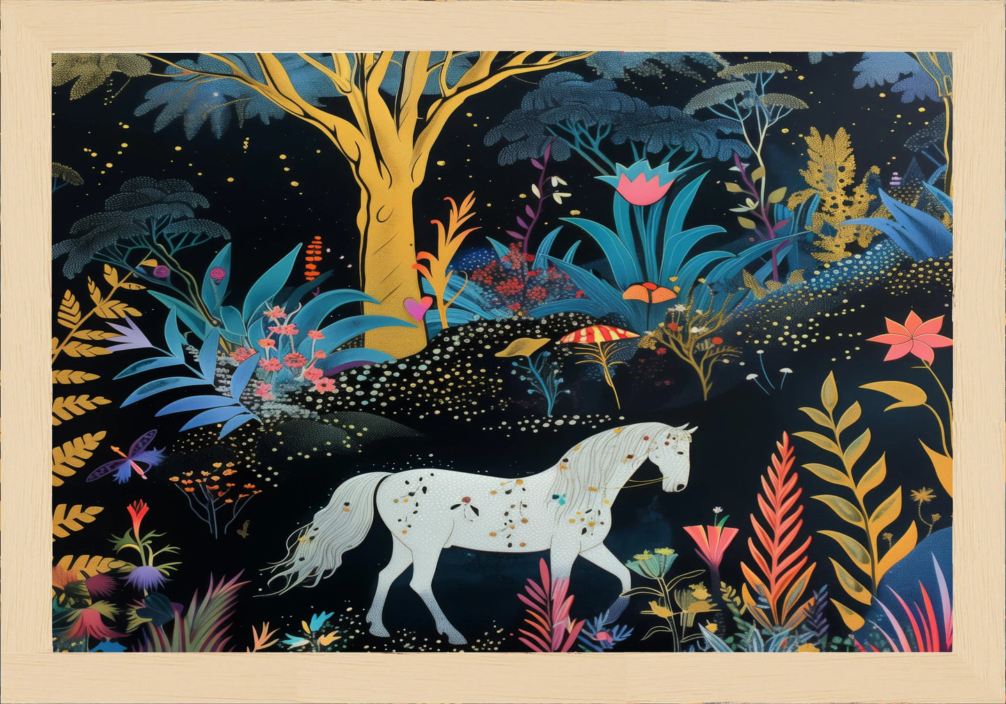 Среднощен кон постер - Рисунки.бг 