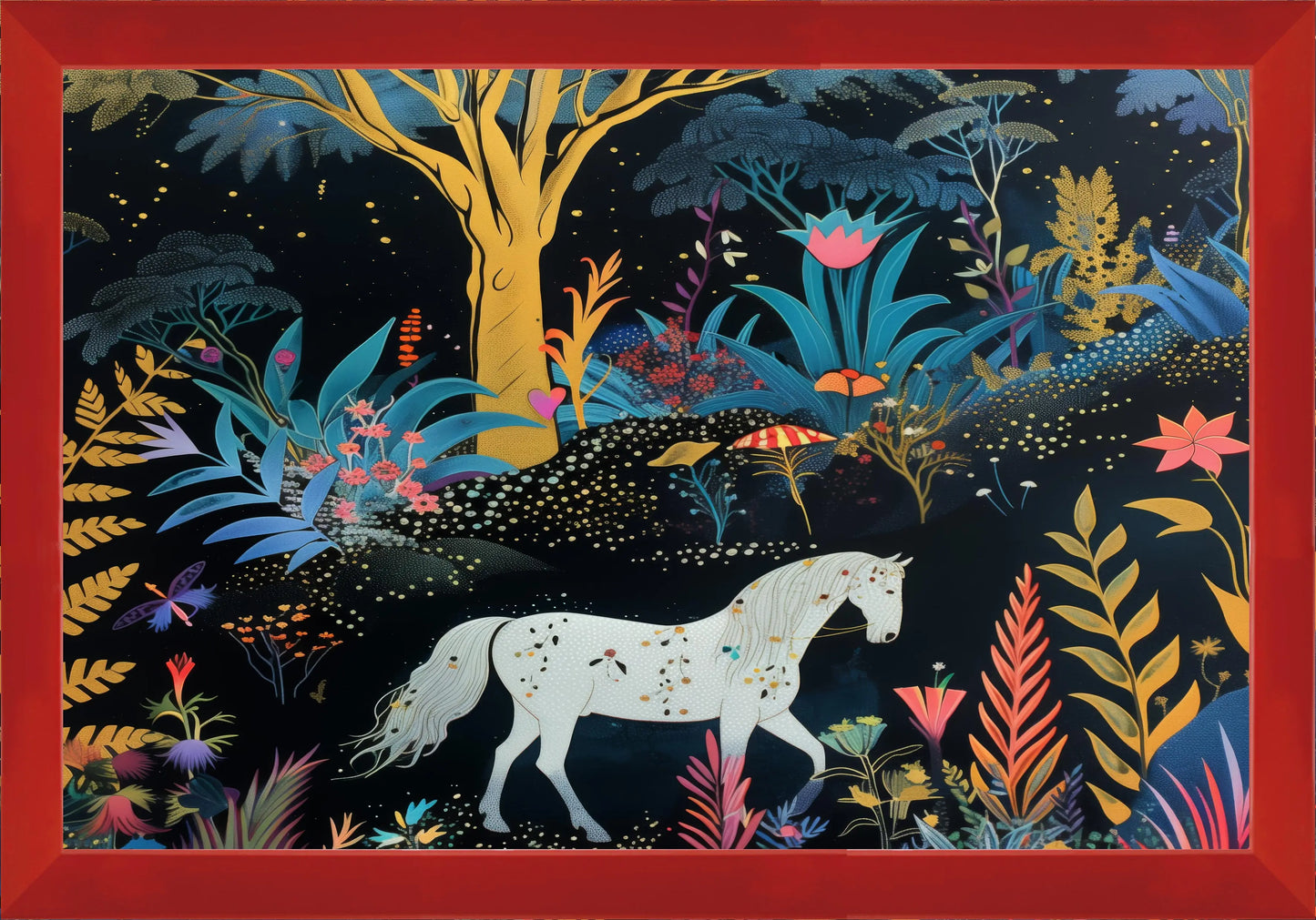 Среднощен кон постер - Рисунки.бг 