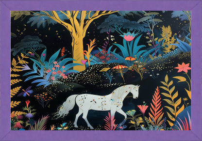 Среднощен кон постер - Рисунки.бг 