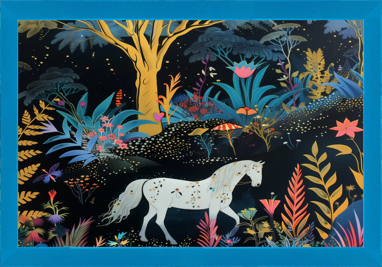 Среднощен кон постер - Рисунки.бг 