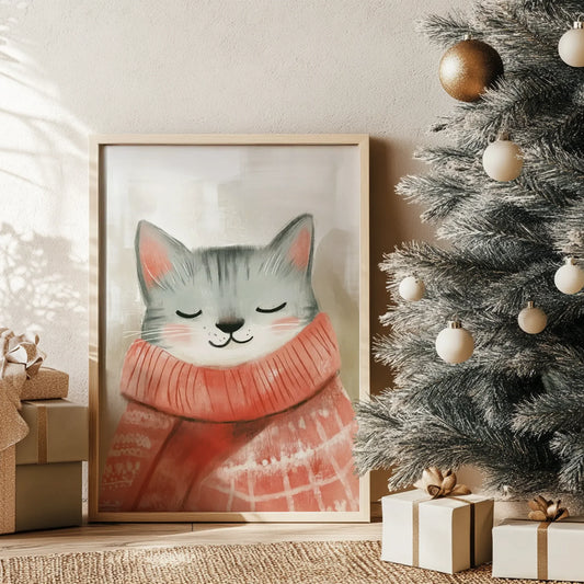 Уютно Коте Постер - Рисунки.бг 