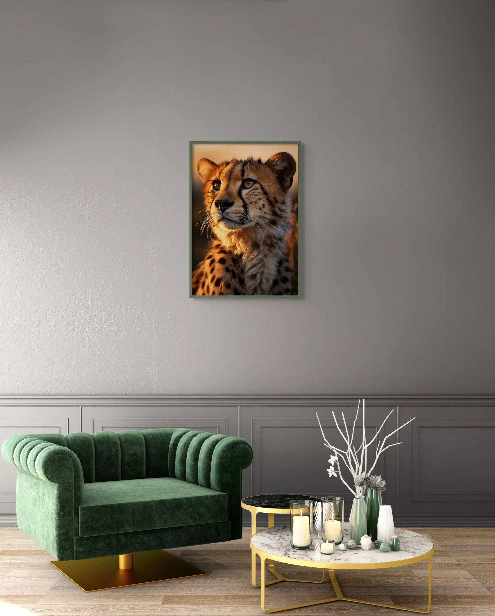 Бебе Гепард Постер